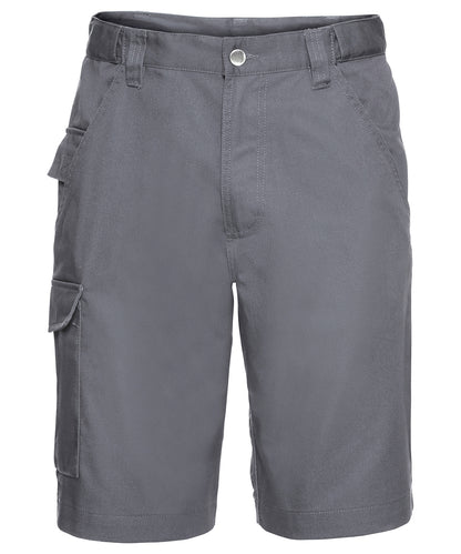 Russell Athletic Workwear Poly/Cotton Shorts | Black